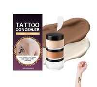 Waterproof Body Concealer - Face Body Paint Concealer Waterproof Cream - Makeup Sweat Proof Invisible Cream for Halloween Event Daily Prank Cosplay Classroom Holiday Family Gathering Party