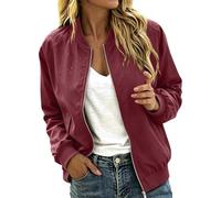 Waterproof Bomber Jacket Women Uk Flight Jacket Lightweight Zip Rain Coat | Ladies Long Sleeve Transition Overcoat Cropped Pilot Outerwear Casual Outdoor Raincoat Pockets Hiking Travel Running Cycling