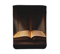 Waterproof Book Sleeve with Zipper & Front Pocket Book Cover Protector | 11.8x9 Inch Book Pouch Protector Book Under The Light Washable Gift Bag For Women Girl Reader Book Accessories