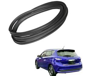 Waterproof Boot Seal Strip for Nissan TIIDA C12 2011-2018 OE: 90830-3DA0A, Direct Fit Rear Hatch Weatherstrip Rubber Gasket Replacement Trunk Gap Protector
