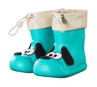 Waterproof Boots Wellies for Kids UK Unisex Toddler Unisex Rainy Season Baby Water Shoes Lightweight Cartoon Adjustable Drawstring Rain Boots (2 10 Years Old) Outdoor Play Shoes Everyday Wear