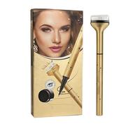 Waterproof Bottom Lash Stamp Set | Bottom Eyelash Stamp,2 In 1 Eyeliner Seal With Ink Eyeliner, Sweatproof Lazy Lash Seal For Women, Girls, And Makeup Beginners