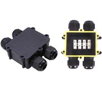 WATERPROOF BOX TERM BLOCK BLACK IP68 VT-871-B 5982 (V-TAC) Qty X 1