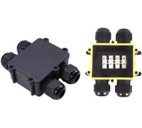 Waterproof Box Terminal Block, Black, IP68 - V-TAC