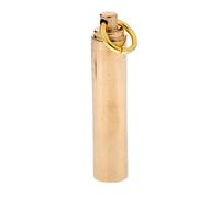 Waterproof Brass Capsule Holder Pill Container Box Bottle Key Ring