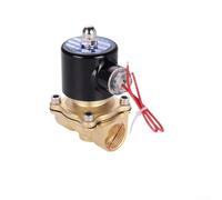 Waterproof brass solenoid valve control switch designed for irrigation control with electromagnetic actuation to provide energy saving and precise water flow regulation (B)