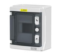 Waterproof Breakered Box 5 Circuit Capacity Clear Lid Din Rails Mounting for Secure Electrical Distribution Indoor Outdoor Circuit Breakers Enclosures