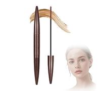 Waterproof Brown Mascara With Smudge-Proof Lengthening Formula - Precision Curved Wand For Natural Curl And False Lash Effect In Sugar Brown Shade, Clump-Free Buildable Application For Sensitive Eyes