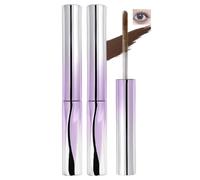 Waterproof Brown Tubing Mascara For Sensitive Eyes With 3D Curling Wand - Smudge-Proof Long-Lasting Washable Formula For Natural Defined Lengthened Lashes Non-Clumping All Day Wear Mascara Set
