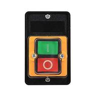 Waterproof Button Switch, ON/OFF Push Button Switch, 10A 380V, for Industrial Machinery, Mechanical Equipment, Construction Tools