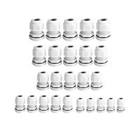 Waterproof Cable Gland Nylon IP68 PG7 PG9 PG11 PG16 3-14mm 100Pcs White