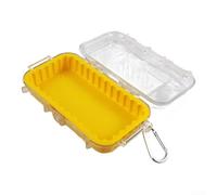 Waterproof Camera Case Dry Box, Storage Dust-Proof Sealed Box For Outdoor Adventures Sports Camping Fishing Hiking 20 * 11 * 6CM(Yellow)
