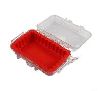 Waterproof Camera Case Dry Box, Storage Dust-Proof Sealed Box For Outdoor Adventures Sports Camping Fishing Hiking 20 * 11 * 6CM(Red)