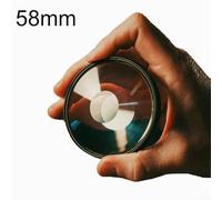 Waterproof Camera Filter with Optical Glass for Vortex Distortion, Lens Filter Featuring Anti-Scratch MRC Coating, for Artistic and Professional Image Capture (58mm)