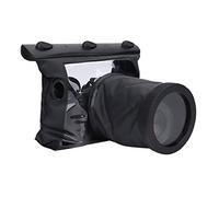 Waterproof Camera Housing, 20M Underwater Diving Pouch Protective Cover for DSLR SLR Mirrorless Camera, Black