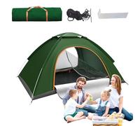 Waterproof Camping Tent - Family Camping Tent Cover | Sun Shade 2-Person with Net Door Waterproof for Fishing Garden Hiking