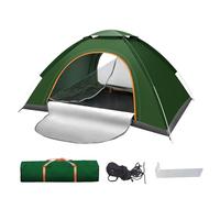 Waterproof Camping Tent | Family Instant Shelter Tent, Wind Resistant Easy Assembly with Carry Bag Solar Shelter for Hiking, Beach, Garden, Travel