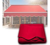 Waterproof Canvas Awning Fabric Replacement UV Protection Retractable Canopy Cover Rot ntuch Ersatzbezug for Sunshade Awning (4 x 2m / 13 x 6.5ft)