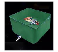 Waterproof Canvas Fish Storage Bag, 0.5mm Durable Pool Tank for Saltwater Fish, Easy Setup Garden Pond, Temporary Holding Tank 1.5x2x0.8m