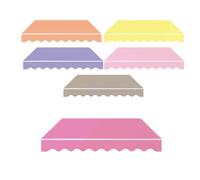 Waterproof Canvas Sun Shade Cover 15x10ft Retractable Patio Awning Fabric 8x7ft Manual Awning Replacement Cloth Pink Shade Canopy - Ideal for Outdoor Patio Garden Balcony