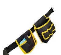 Waterproof Canvas Utility Pouches Multi Compartment Storage Rotatable Tool Carriers Ergonomic Waist Mounted Organizers for Craftsmen Electrician’s Rotating Tool Storage Belt