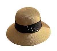 Waterproof Cap Ladies Sun Hats for Extra Large Heads Womens Summer Hat Straw Ladies Sun Hat Hats for Extra Large Heads Women UK Women's Summer Beach Retro Cap Women Coffee