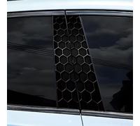 Waterproof Car B Pillar Decal Featuring 3D Crack Pattern for Door Protection with UV Resistance and Scratch Prevention Suitable for SUVs and Sedans (H)