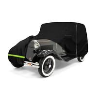 Waterproof Car Cover Compatible with 1928-1931 Ford Model A Sedan/Convertible Sedan Accessories, 210T All Weather Car Covers with Zipper&Lock for Car Dust Snow Rain Hail Protection