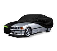 Waterproof Car Cover Compatible with 1982-2004 BMW 3 Series E30 E36 E46, 6 Layers All Weather Car Covers with Zipper Door and Windproof Bands for Snow Rain Dust Hail Protection