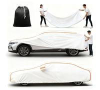 Waterproof Car Cover for 3 Series E46 Sedan|Oxford Fabric All Weather Outdoor Protection with Convenient Side Zipper | UV, Snow & Dust Resistant Frost & Sun