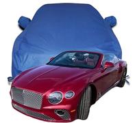 Waterproof Car Cover for Bentley Continental GT Convertible V-8 Azure, Dustproof Snow Scratch Resistant Car Cover, Breathable Oxford Car Tarpaulin,Blue