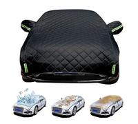 Waterproof Car Cover for Bentley Continental GT3 R/GTC/GT Speed/Supersports, 2006-2025, Exterior Half Car Covers with Cotton Lining, Outdoor 5 Layers Thickened Hail Protector Padded Hail Blanket