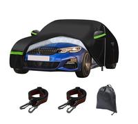 Waterproof Car Cover for BMW 3 Series 2019-2025, 6 Layers Outdoor All Weather Full Car Cover Sun Rain UV Dust Protection with Door Zipper Windproof Strap
