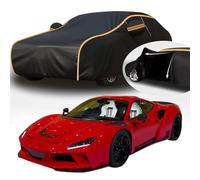 Waterproof Car Cover for Ferrari F8 Tributo NOVITEC N-LARGO, Dustproof Snow Scratch Resistant Car Cover, Breathable Oxford Car Tarpaulin,A