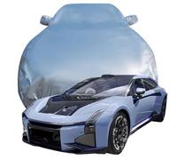 Waterproof Car Cover for HiPhi HiPhi Z Pure electric supercar, Dustproof Snow Scratch Resistant Car Cover, Breathable Oxford Car Tarpaulin,Silver