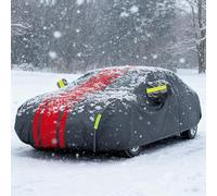 Waterproof Car Cover for Lamborghini Aventador Car Covers for Outside Storage All Weather Outdoor Rain Snow Wind Dustproof Full Exterior Cover With Door Zipper-Black