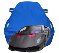 Waterproof Car Cover for Lamborghini Sesto Elemento, Dustproof Snow Scratch Resistant Car Cover, Breathable Oxford Car Tarpaulin,Blue-Plus-Cotton