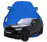 Waterproof Car Cover for Land Rover Range Rover P460e Autobiography LWB 2024 2025 2026, Dustproof Snow Scratch Resistant Car Cover, Breathable Oxford Car Tarpaulin,Blue-Plus-Cotton