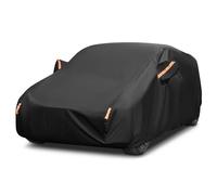 Waterproof Car Cover for Outside Storage,Premium All Weather Protection Against Rain, Snow, UV, Dust, Hail,Fits Saloon/Hatchback 163"-177"/415-450cm With Cotton