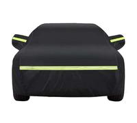 Waterproof Car Cover for Polestar 6 2026, All Weather Heavy Duty Outdoor Automobile Protector - Windproof Sun Dust Snow Defense Tear Resistant Tarpaulin,Black-S