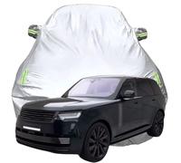 Waterproof Car Cover for Range Rover P530 SV 2023 2024 2025 2026, Dustproof Snow Scratch Resistant Car Cover, Breathable Oxford Car Tarpaulin,Silver-Plus-Cotton