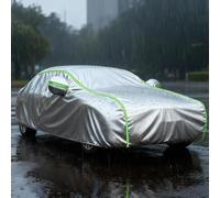 Waterproof Car Cover for Toyota MR2(1984-2007) Coupe Targa Cabriolet Full Exterior cover Indoor Outdoor Car Cover for winter Rain Wind Dust Car Covers for Outside Storage With Door Zipper-Silver