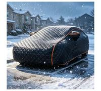 Waterproof Car Cover Outdoor For Renault 11 Hatchback Van 1983-1986, | Hail Protection Padded Cover,All Weather Car Cover Anti Frost Rain Sun Protection With Zipper Storage Bag vc154