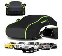 Waterproof Car Cover Outdoor for Vauxhall Astra VXR (J) Accessories,Full Car Cover All Weather Rain Snow Sun UV Protection with Reflective Stripes(Size:1776,Color:Black)