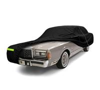 Waterproof Car Cover Replace for 1981-1997 Lincoln Town Car, 210T All Weather Classic Car Covers with Zipper Door for Snow Rain Sun Protection(Car Base FN36/116 Signature Cartier Executive Series)