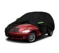 Waterproof Car Cover Replace for 2001-2010 Chrysler PT Cruiser, 6 Layers All Weather Car Covers with Zipper Door & Windproof Bands for Snow Rain Dust Hail Protection (PT Cruiser)