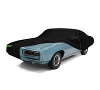 Waterproof Car Cover Replace for Pontiac GTO 2 Door Hardtop & Coupe 1964-1972, 210T All Weather Classic Car Covers with Zipper Door & Lock for Snow Rain Protection