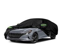 Waterproof Car Covers Replace for 2006-2024 Hyundai Elantra, 6 Layers All Weather Custom-fit Car Cover with Zipper Door & Windproof Bands for Snow Rain Dust Hail Protection (Elantra)