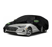 Waterproof Car Covers Replace for 2006-2024 Hyundai Sonata, 6 Layers All Weather Custom-fit Car Cover with Zipper Door & Windproof Bands for Snow Rain Dust Hail Protection (Sonata)