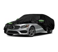 Waterproof Car Covers Replace for 2008-2022 Mercedes Benz C-Class C250 C300 C350 C400, 6 Layers All Weather Car Cover with Zipper Door & Windproof Straps for Snow Rain Dust Hail Protection (C-Class)